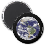Planet Earth In Outer Space Photographic Globe Magnet at Zazzle