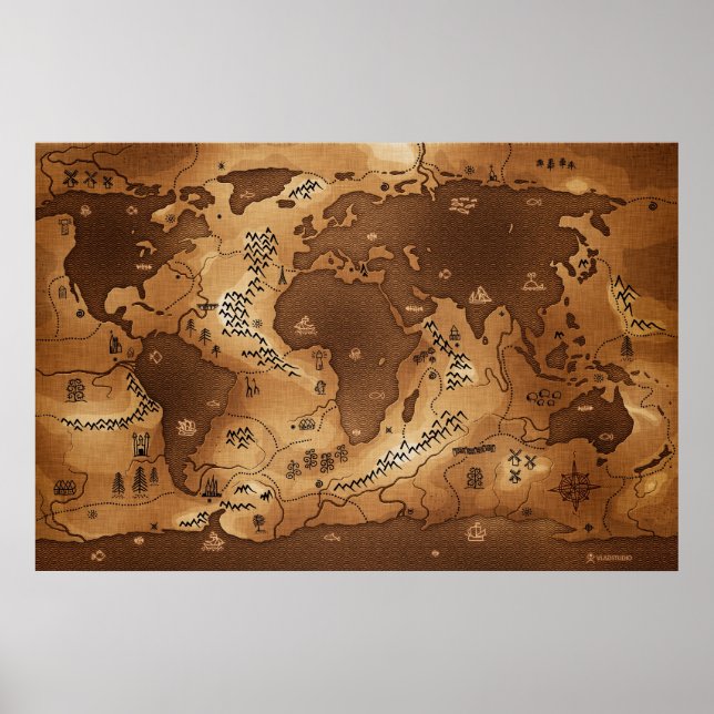 Planet Earth - Inversed (No Text) Poster (Front)