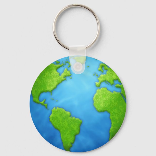 Planet Earth Keychain (Front)