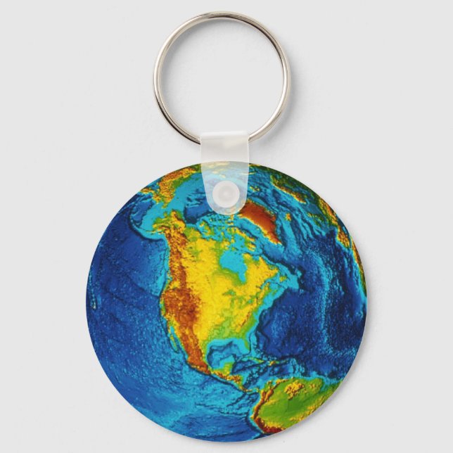 Planet Earth Keychain (Front)