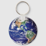 Planet Earth Keychain at Zazzle