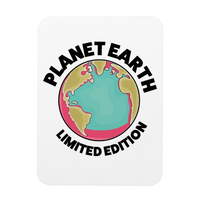 Planet Earth limited edition Magnet (Vertical)