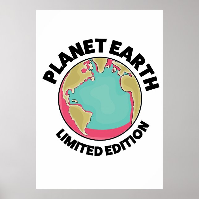 Planet Earth limited edition Poster (Front)