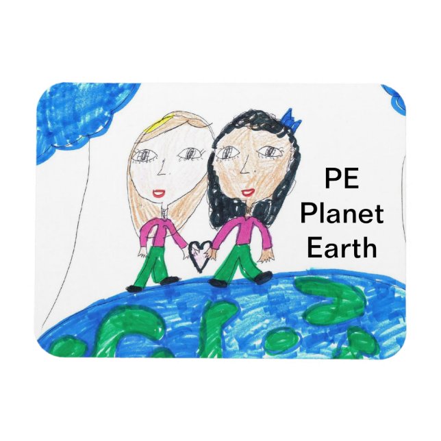 Planet Earth Magnet (Horizontal)