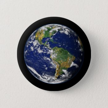 Planet Earth Natural (solar System) ~ Pinback Button by TheWhippingPost at Zazzle