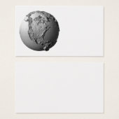 Planet Earth On White Background - North America (Front & Back)