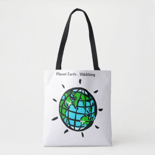 Planet Earth _ Original graphic _ Tote Bag