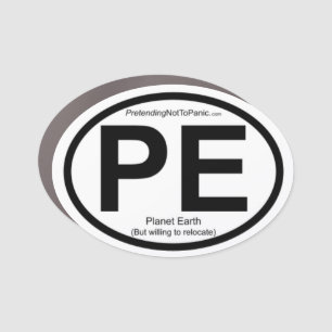Planet Earth - oval magnet (#PNTP)