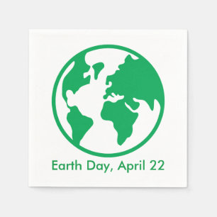 Planet Earth Paper Napkins