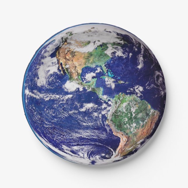 Planet Earth Paper Plates (Front)