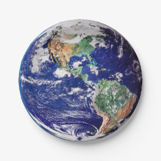 Planet Earth Paper Plates