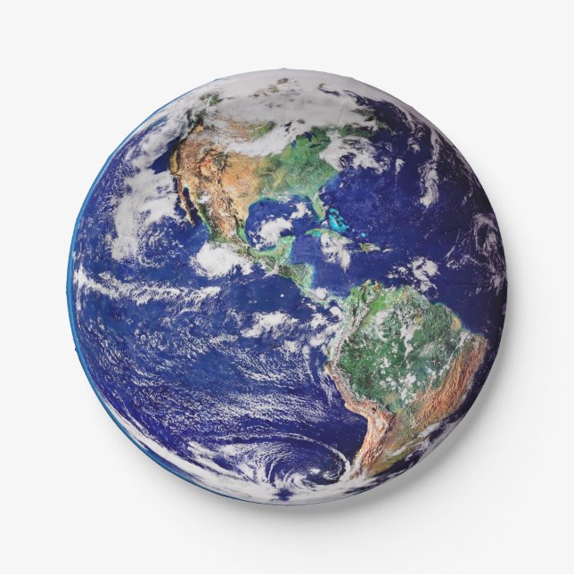 Planet Earth Paper Plates (Front)