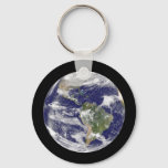 Planet Earth Photographic Round Globe Keychain at Zazzle
