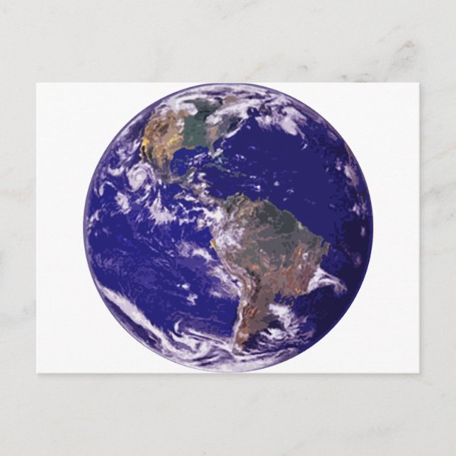Planet Earth Postcard (Front)