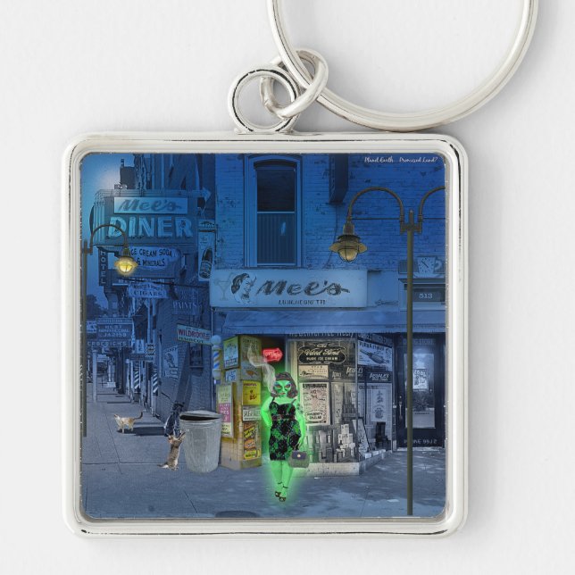 Planet Earth, Promised Land? Keychain (Front)