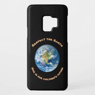 Planet Earth Respect  Galaxy S9 Case