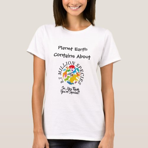 Planet Earth Sarcastic Womens Design T_Shirt