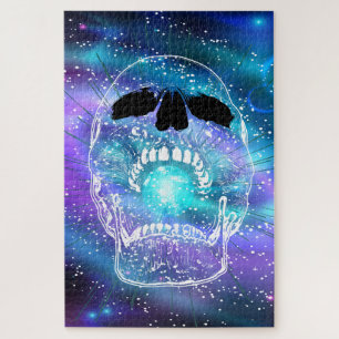 Planet Earth - Screaming Skull Jigsaw Puzzle
