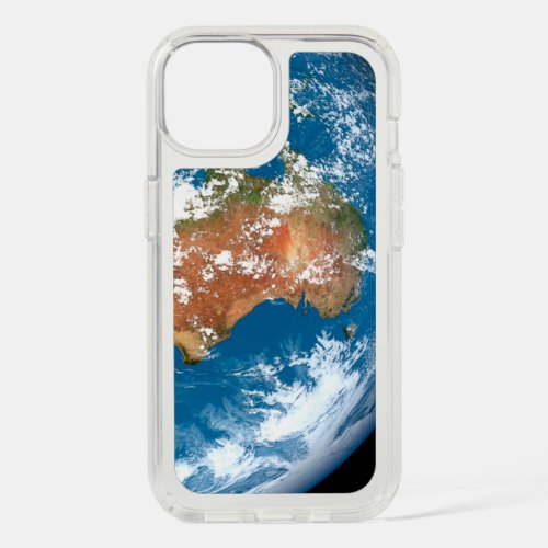 Planet Earth Showing Clouds Over Australia iPhone 15 Case