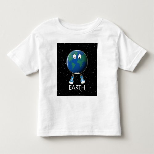 Planet Earth  Stars Toddler T_shirt
