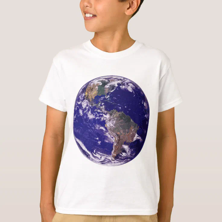 Planet Earth T-Shirt | Zazzle