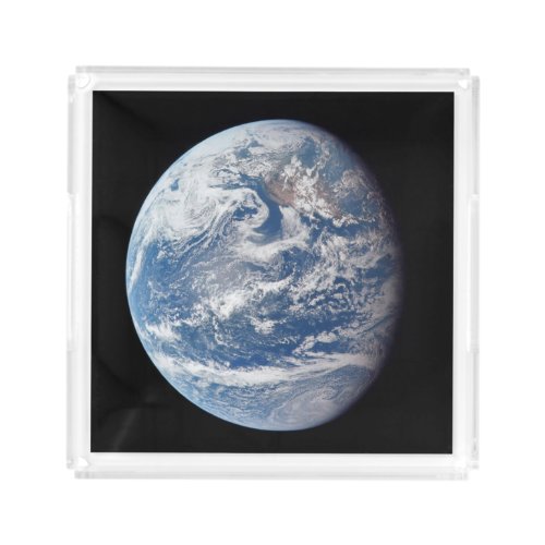 Planet Earth Taken By The Apollo 11 Crew Acrylic Tray