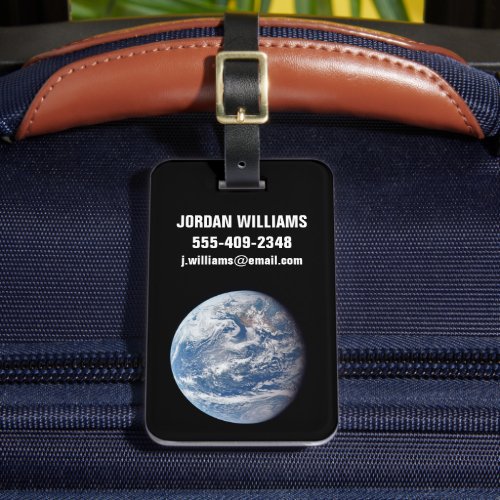 Planet Earth Taken By The Apollo 11 Crew Luggage Tag
