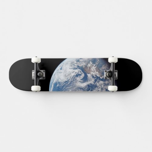 Planet Earth Taken By The Apollo 11 Crew Skateboard