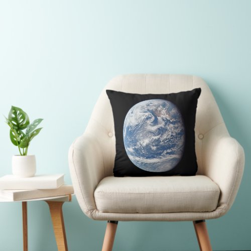 Planet Earth Taken By The Apollo 11 Crew Throw Pillow