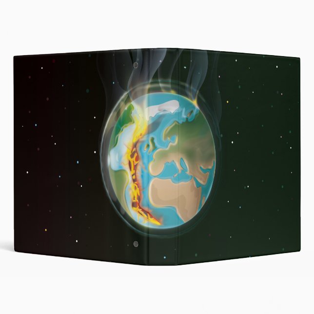 Planet Earth Tectonic Plates Binder (Background)