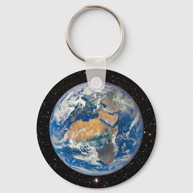Planet Earth - The Blue Marble (Europe & Africa) Keychain (Front)