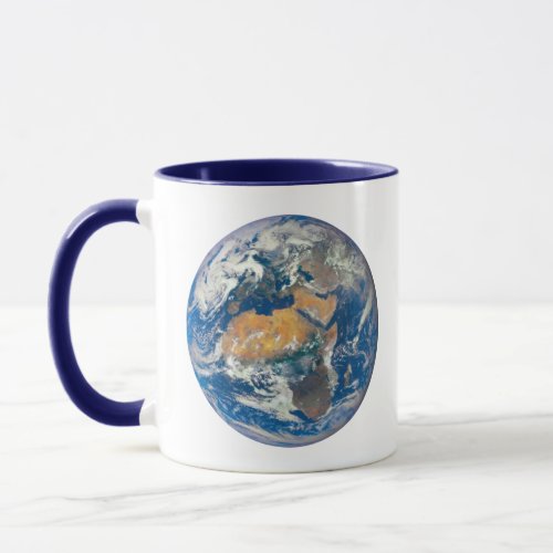 Planet Earth _ The Blue Marble Europe  Africa Mug