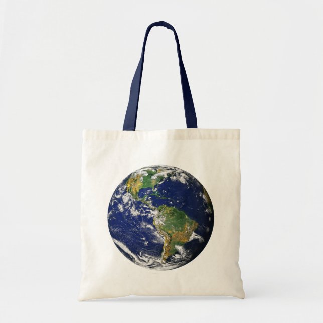 Planet Earth - The Blue Marble (The Americas) Tote Bag (Front)