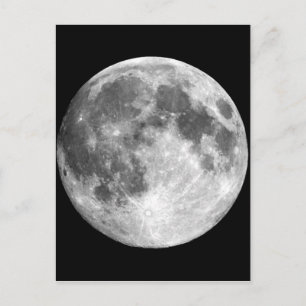 PLANET EARTH'S MOON natural (solar system) ~ Postcard
