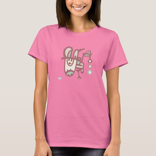 Planet Eckma - Dancing Rabbit (300) T-Shirt (Front)