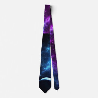 Planet Galaxy Neck Tie