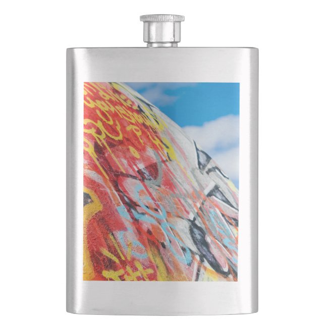 planet graffiti flask (Front)