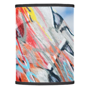 planet graffiti lamp shade