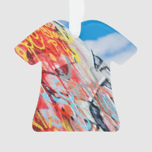 planet graffiti ornament