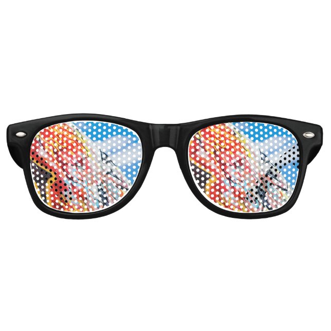 planet graffiti retro sunglasses (Front)