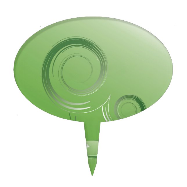 planet green cake topper (Front)