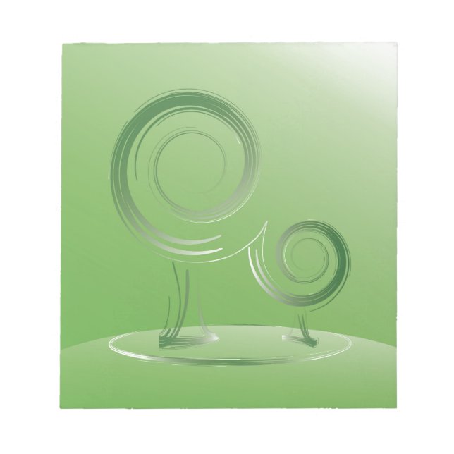 planet green notepad (Front)