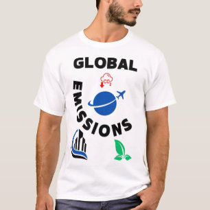 Planet in Peril: Global Emissions". T-Shirt