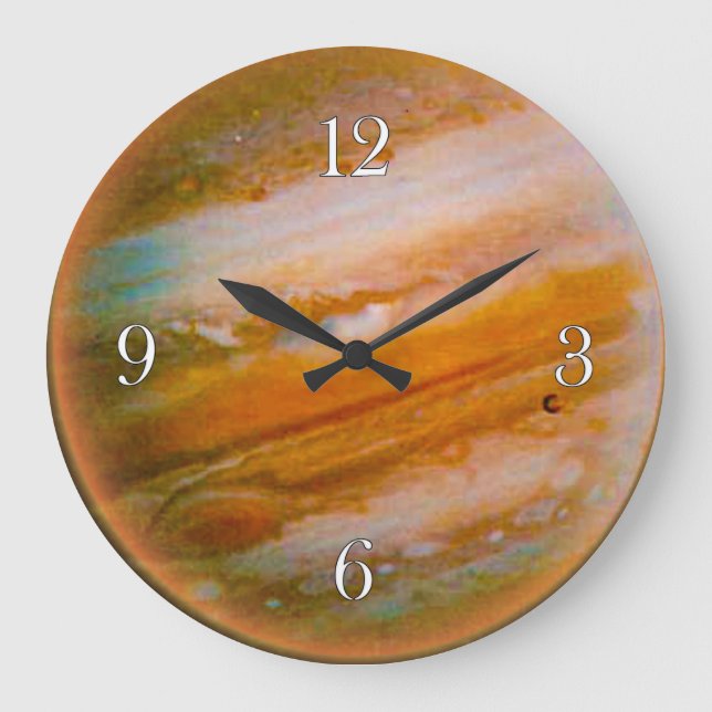 Planet Jupiter Astronomy-lovers Wall Clock (Front)