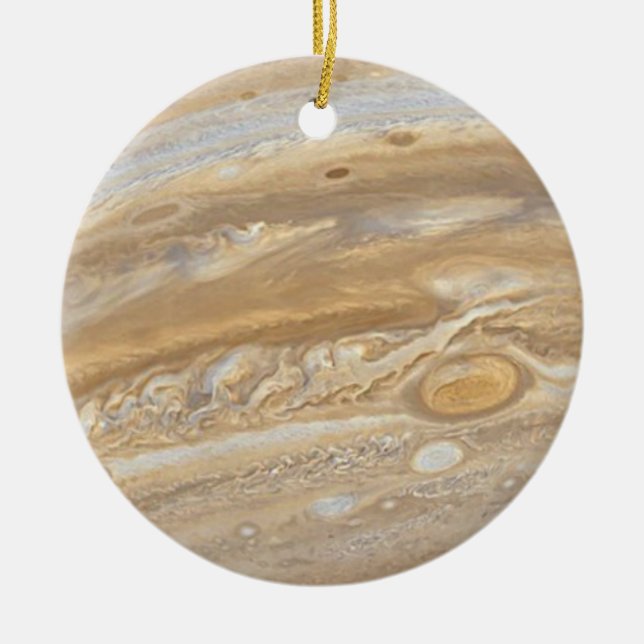 Planet Jupiter Ceramic Ornament (Front)