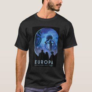 Planet Jupiter Europa Space Travel Shirt