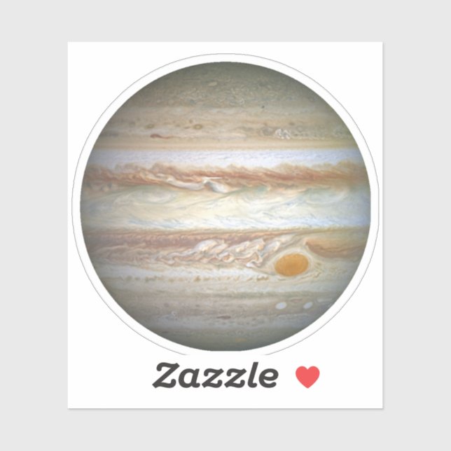 Planet Jupiter Photo Sticker (Sheet)