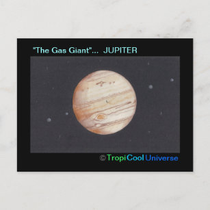 Planet JUPITER postcard