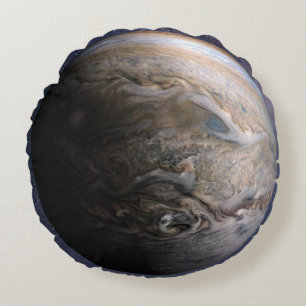 Planet Jupiter Round Pillow