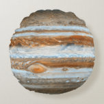 Planet Jupiter Round Pillow at Zazzle